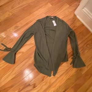 Never worn! Loft Outlet Bell Sleeve Cardigan